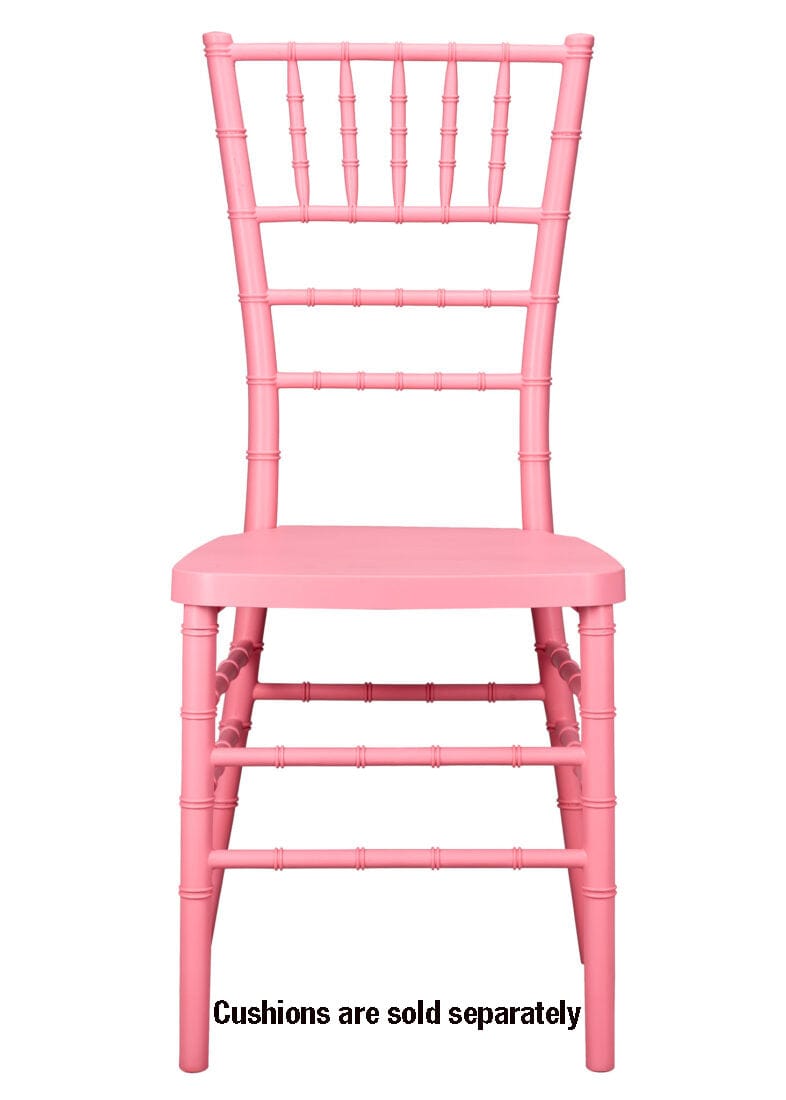 Chivari Pink ColorCore™ Resin Steel Skeleton™ Chiavari Chair CCRP-STEEL-AX-T