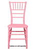 Chivari Pink ColorCore™ Resin Steel Skeleton™ Chiavari Chair CCRP-STEEL-AX-T