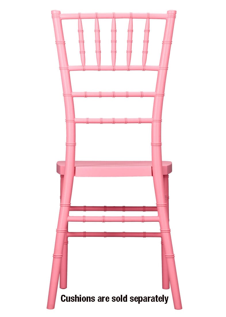 Chivari Pink ColorCore™ Resin Steel Skeleton™ Chiavari Chair CCRP-STEEL-AX-T