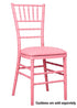 Chivari Pink ColorCore™ Resin Steel Skeleton™ Chiavari Chair CCRP-STEEL-AX-T