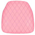 Chivari Pink Vinyl Panel Back Chiavari Cushion with Bentley Stitching and SlipNot™ Technology CUSHPANVINBENTP-A