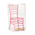 Chivari Pink Mini Chiavari Chair 1:6 Scale Model CCRP-TY-AX