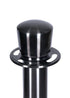 Chivari Polished Black Stanchion STANCHPOSTBLACK-AX-T
