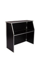 Chivari Black 42" Tall 48" Wide Portable Folding Bar BAR-FOLD-48-BLACK-AX-T