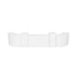24' White Portable Folding Bar - 5 Piece Set Three Panel Front - Mimosa