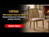 White Fabric Cushion for Hampton Chair