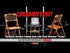 Synthetic Bamboo Folding Chair with Steel Skeleton™ Frame