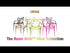 Fuchsia Clear Resin Orbit Chair