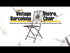 Rustic Matte Black Barcelona Bistro Folding Chair (Per Chair Price Shown - Sold only in Quantities of 4)