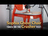 Gold Clear Resin Oval Back Sophia Ghost Chair