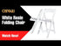 White Resin Folding Chair (Per Chair Price Shown – Sold only in Quantities of 4)
