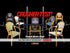 Black on White French Bistro Patio Dining Chair