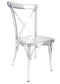 Chivari Clear Resin ProClear™ Cross Back Chair CXRCLR-ZG-T