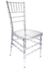 Chivari Clear Resin Pro-Clear Chiavari Chair 4 Chair Bundle Some Assembly Required CCRC-U-ZG-T-4