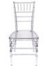 Chivari Clear Resin Pro-Clear Chiavari Chair 4 Chair Bundle Some Assembly Required CCRC-U-ZG-T-4