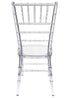 Chivari Clear Resin Pro-Clear Chiavari Chair 4 Chair Bundle Some Assembly Required CCRC-U-ZG-T-4