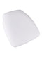 Chivari Pure White 1.75" Vinyl Panel Back Chiavari Cushion with SlipNot™ Technology CUSHPANVINPRWHI-SPNT-AX