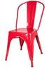 Chivari Red Hi Gloss Tolix Style Metal Chair CTMR-AX-T