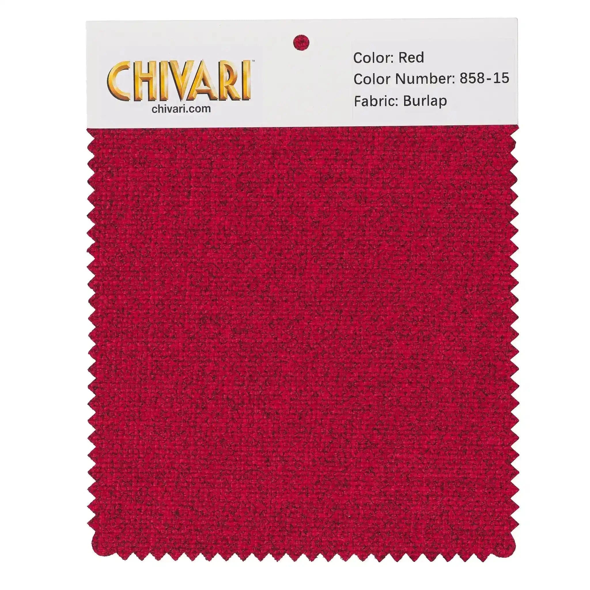 Chivari World’s Best Cushion Fabric Swatch – Red SW-B-RD-A