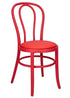 Chivari Watermelon Red Resin Bentwood Festive Chair CBFRR-ZG-T