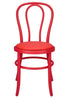 Chivari Watermelon Red Resin Bentwood Festive Chair CBFRR-ZG-T
