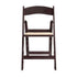 Chivari Fruitwood Resin Folding Chair with Tan Cushion CFRF-TAN-AX-T