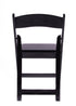Chivari Black SuperResin Folding Chair CFRB-AX-T
