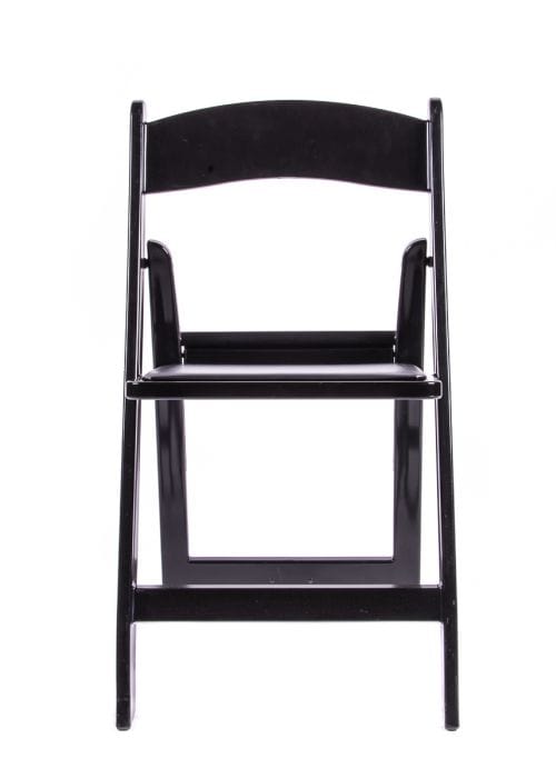 Chivari Black SuperResin Folding Chair CFRB-AX-T