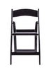 Chivari Black SuperResin Folding Chair CFRB-AX-T