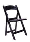 Chivari Black SuperResin Folding Chair CFRB-AX-T