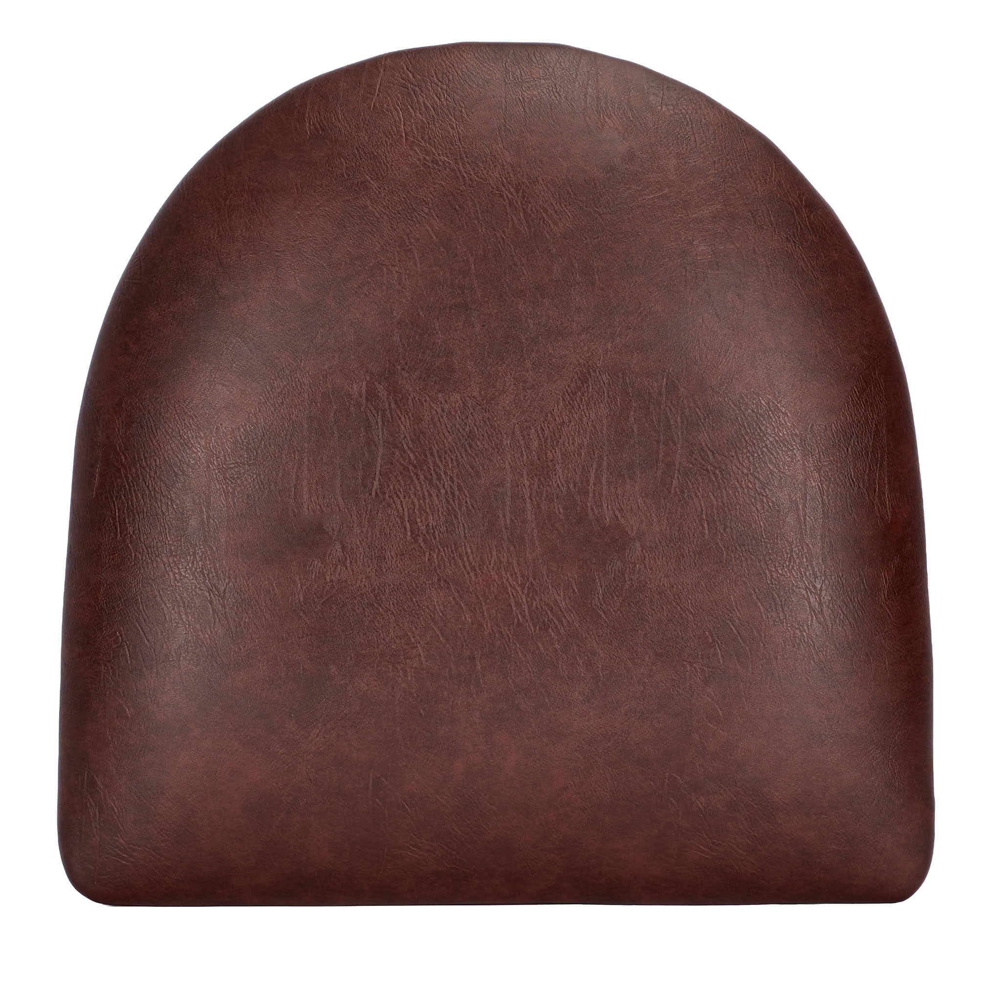 Chivari Replacement Brown Vinyl Chair Seat for Metal Restaurant Ladder Back Chairs SLVBR-ZF