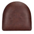 Chivari Replacement Brown Vinyl Chair Seat for Metal Restaurant Ladder Back Chairs SLVBR-ZF