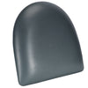 Chivari Replacement Dark Gray Vinyl Chair Seat for Metal Restaurant Ladder Back Chairs SLVDG-ZF