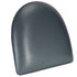 Chivari Replacement Dark Gray Vinyl Chair Seat for Metal Restaurant Ladder Back Chairs SLVDG-ZF