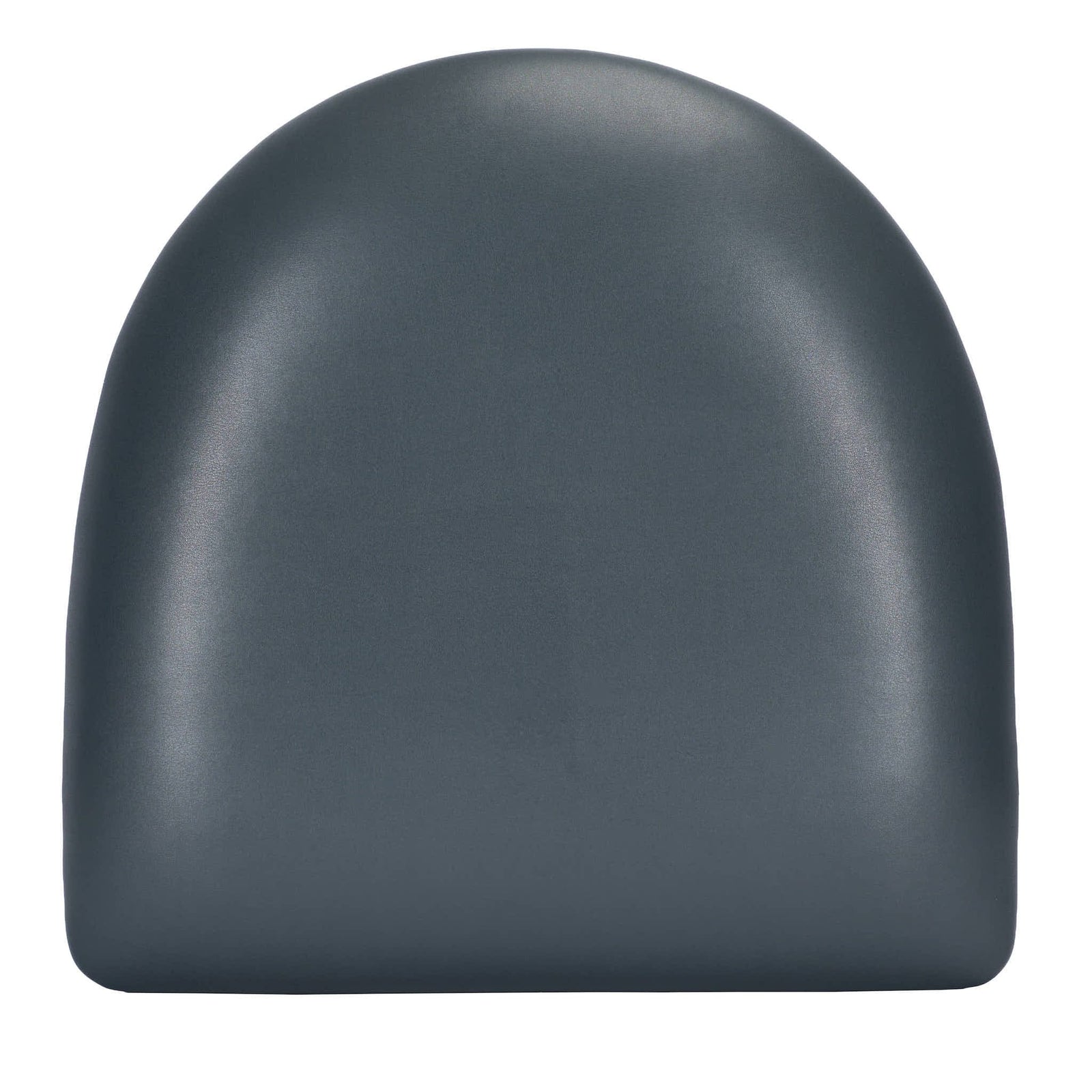 Chivari Replacement Dark Gray Vinyl Chair Seat for Metal Restaurant Ladder Back Chairs SLVDG-ZF