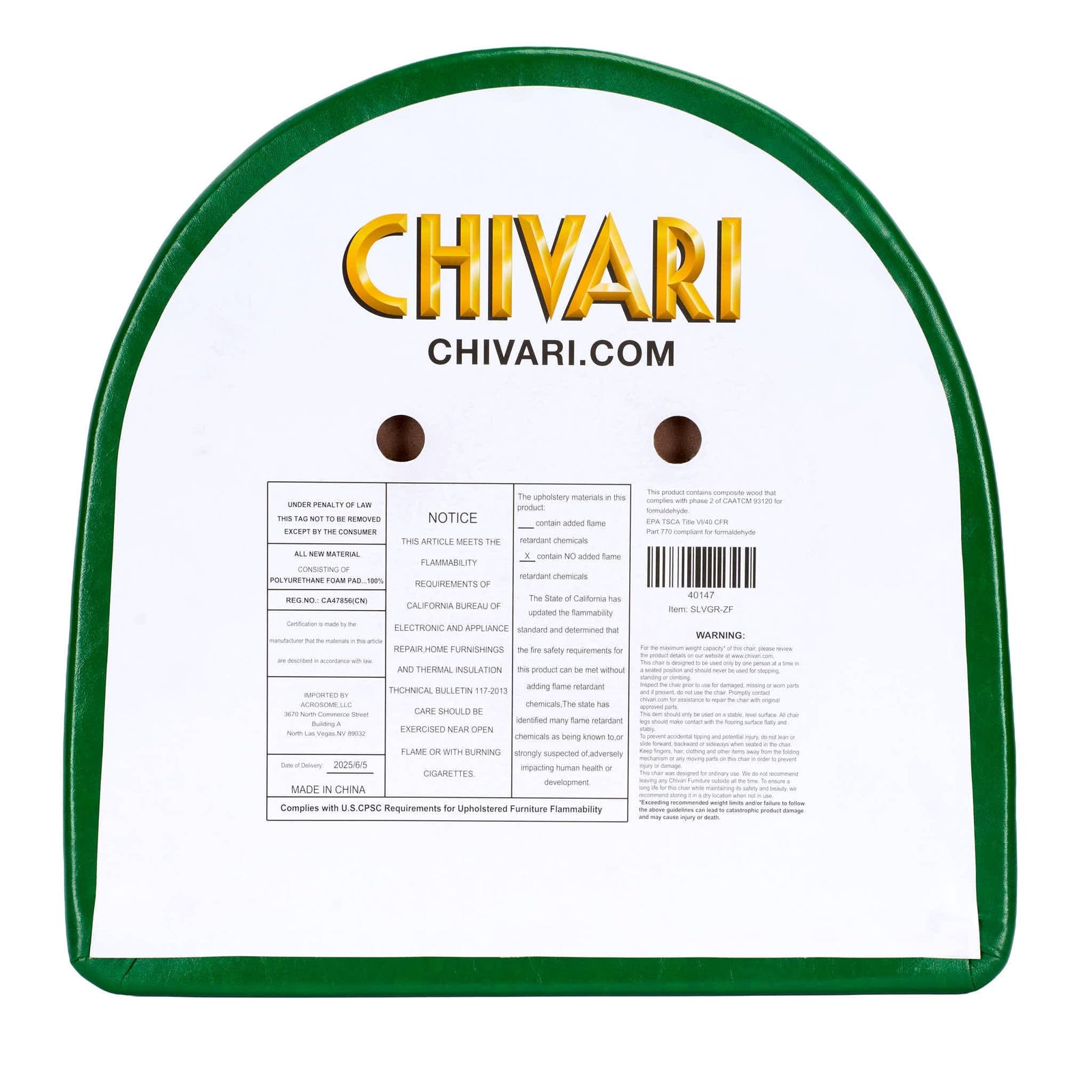 Chivari Replacement Green Vinyl Chair Seat for Metal Restaurant Ladder Back Chairs SLVGR-ZF