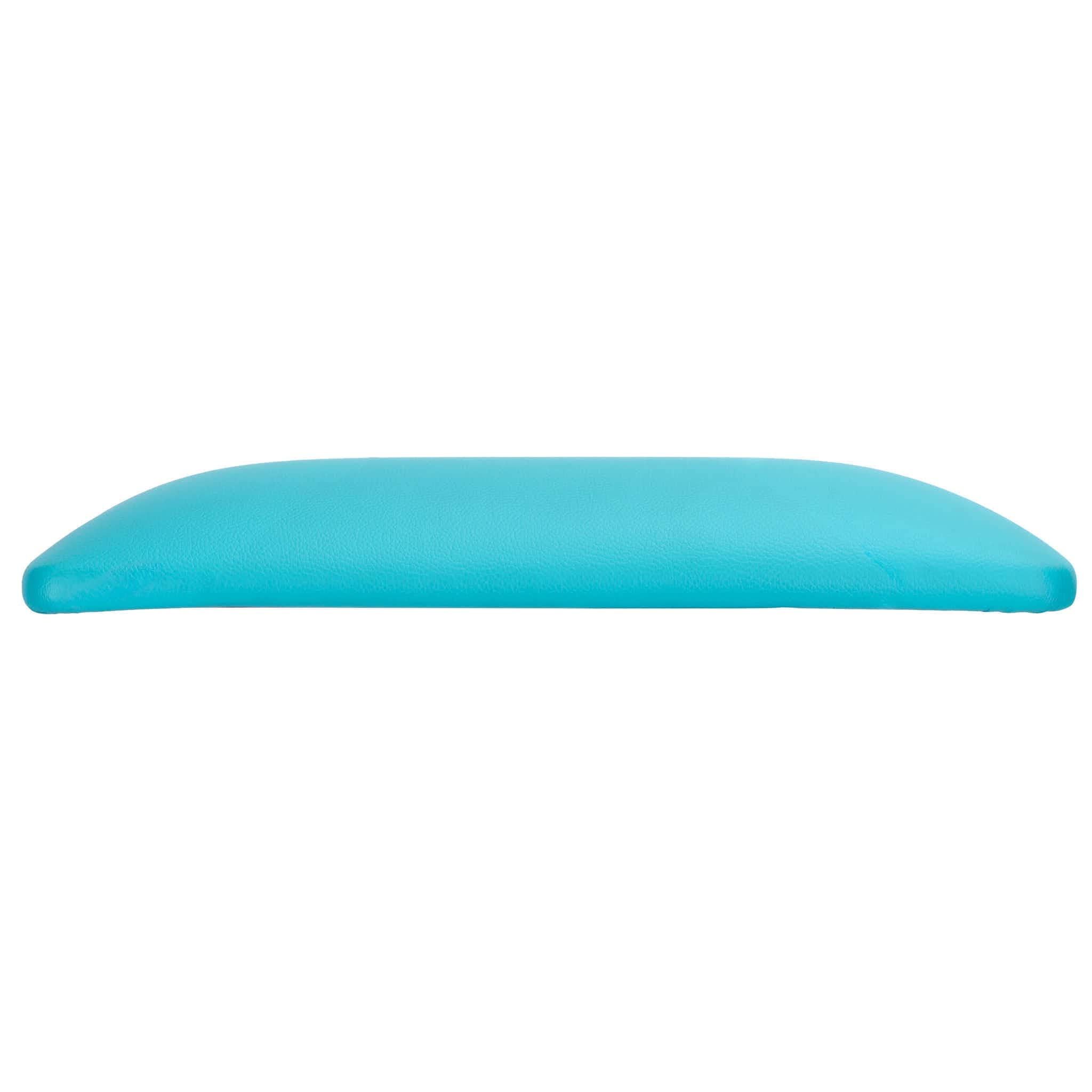 Chivari Replacement Light Blue Vinyl Chair Seat for Metal Restaurant Ladder Back Chairs SLVLBL-ZF