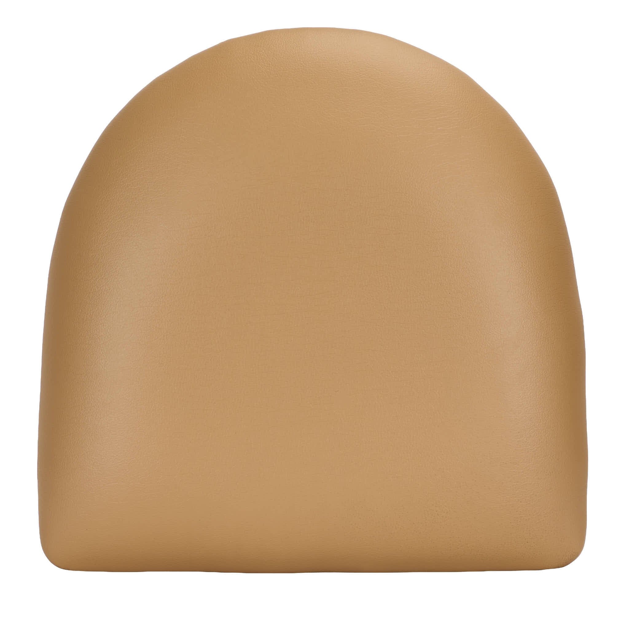 Chivari Replacement Tan Vinyl Chair Seat for Metal Restaurant Ladder Back Chairs SLVT-ZF