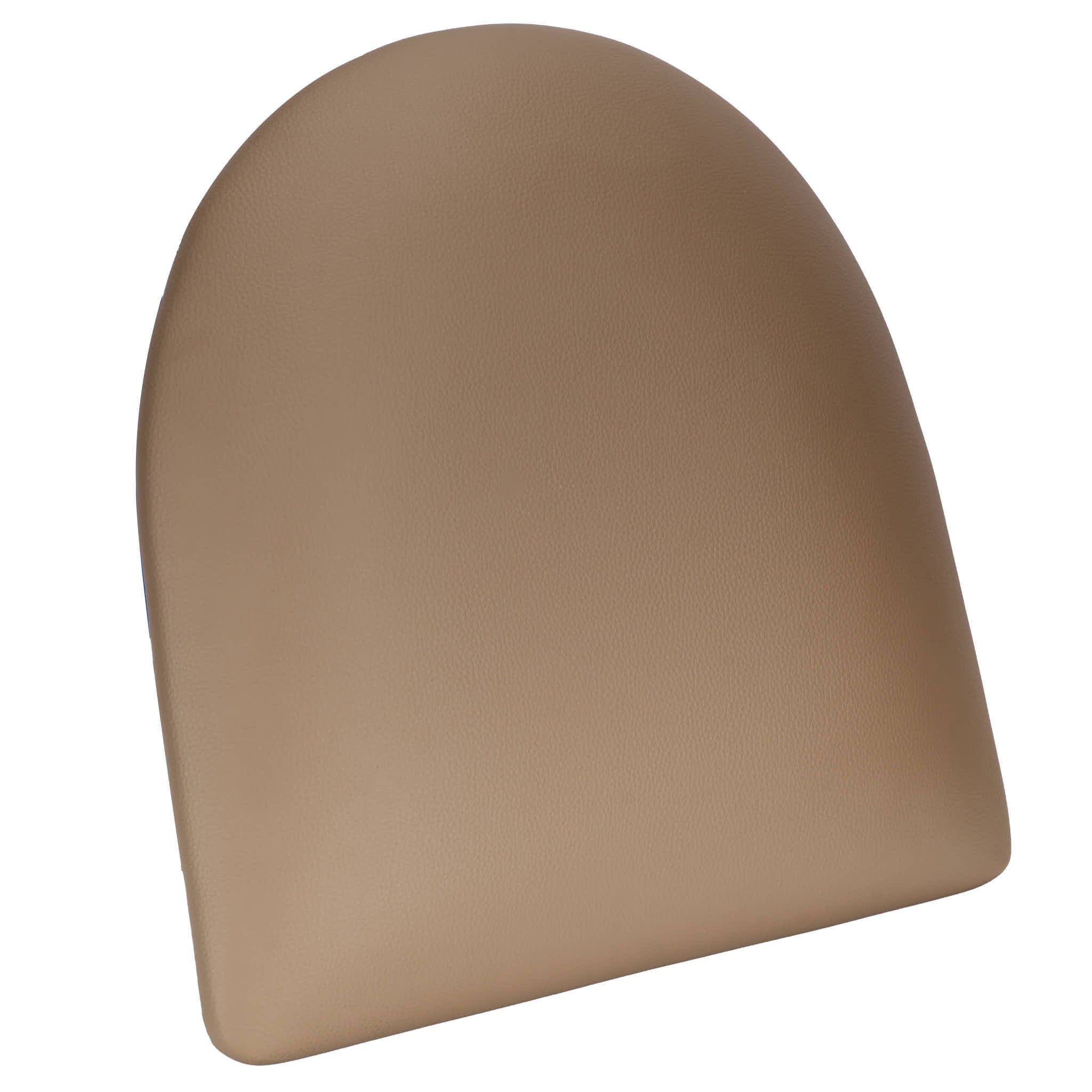 Chivari Replacement Taupe Vinyl Chair Seat for Metal Restaurant Ladder Back Chairs SLVTP-ZF