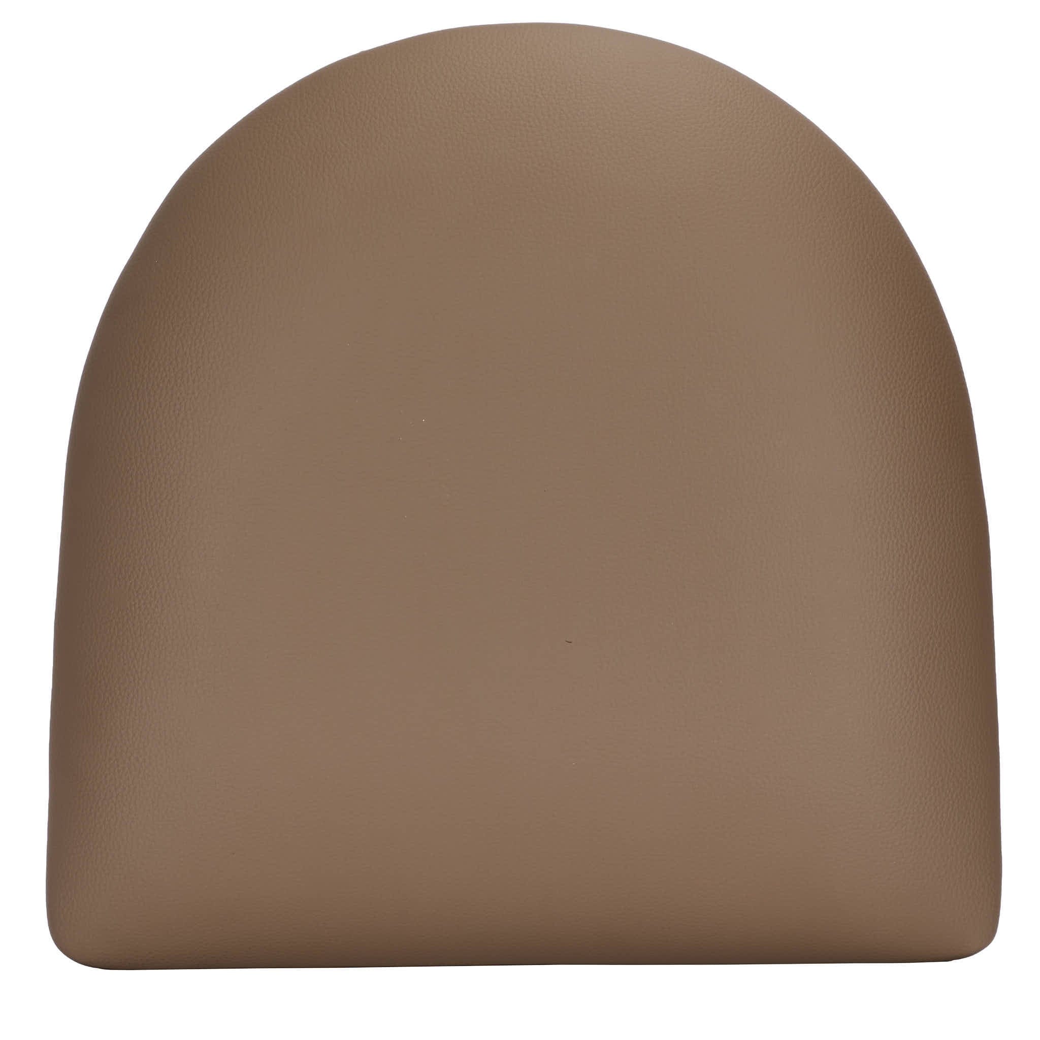Chivari Replacement Taupe Vinyl Chair Seat for Metal Restaurant Ladder Back Chairs SLVTP-ZF