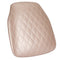 Chivari Rose Gold Vinyl Panel Back Chiavari Cushion with Bentley Stitching and SlipNot™ Technology CUSHPANVINBENTRGS-A