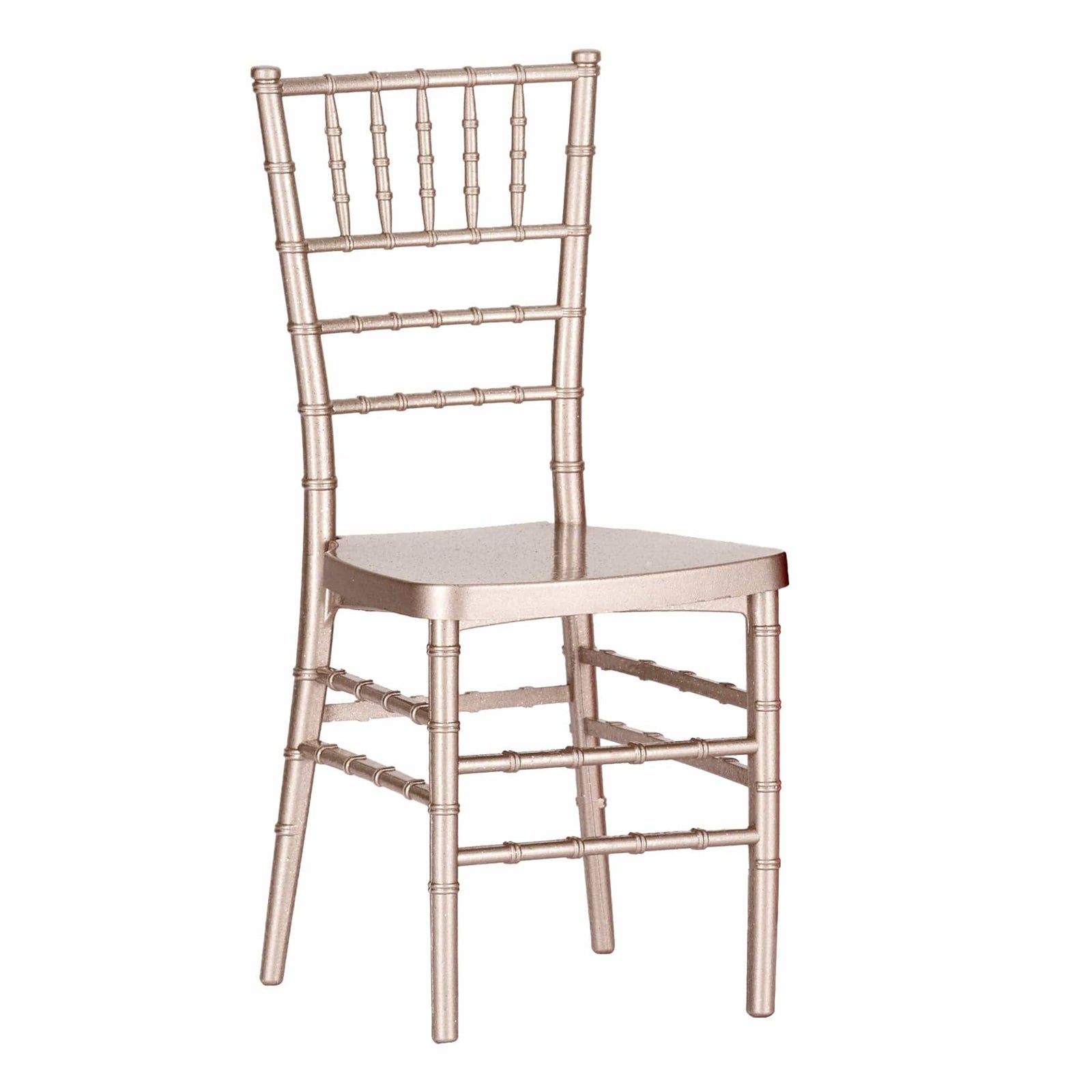 Chivari Rose Gold Champagne Mini Chiavari Chair 1:6 Scale Model CCRRGC-TY-AX