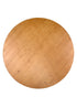 Chivari 60" (5 Foot) Chestnut Round Farm Table TFARMRD60-CHESTNUT-S-LEG-AX-T