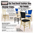 Chivari Ivory Chiavari Chair Comfort Upgrade Kit with SlipNot™ Technology CUSHCBK-PNB-IVY-A