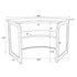 Chivari 7' Sage Green Single Panel Quarter Round Serpentine Bar with HPL Top BAR-SERP-84KT-SG-AX-T