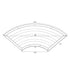 Chivari U-Shape Serpentine Farm Table Kit - Seats 12 - Includes 2 White Distressed Serpentine Tables TFARM-SNKT-WD4