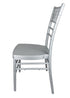 Chivari Silver Aluminum Chiavari Chair CCAS-AX-T