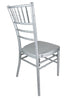 Chivari Silver Aluminum Chiavari Chair CCAS-AX-T