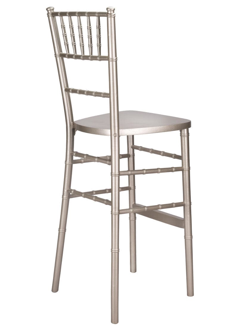 Chivari Sparkling Silver Champagne ToughWood™ Chiavari Barstool BCWCHSSP-AX-T