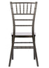 Chivari Metallic Silver Onyx Resin Steel Skeleton™ Chiavari Chair CCRMG-STEEL-AX-T